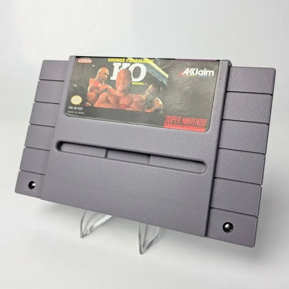 George Foreman's KO Boxing - Authentic and Tested - SNES